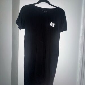 Calvin Klein Black T-Shirt Dress